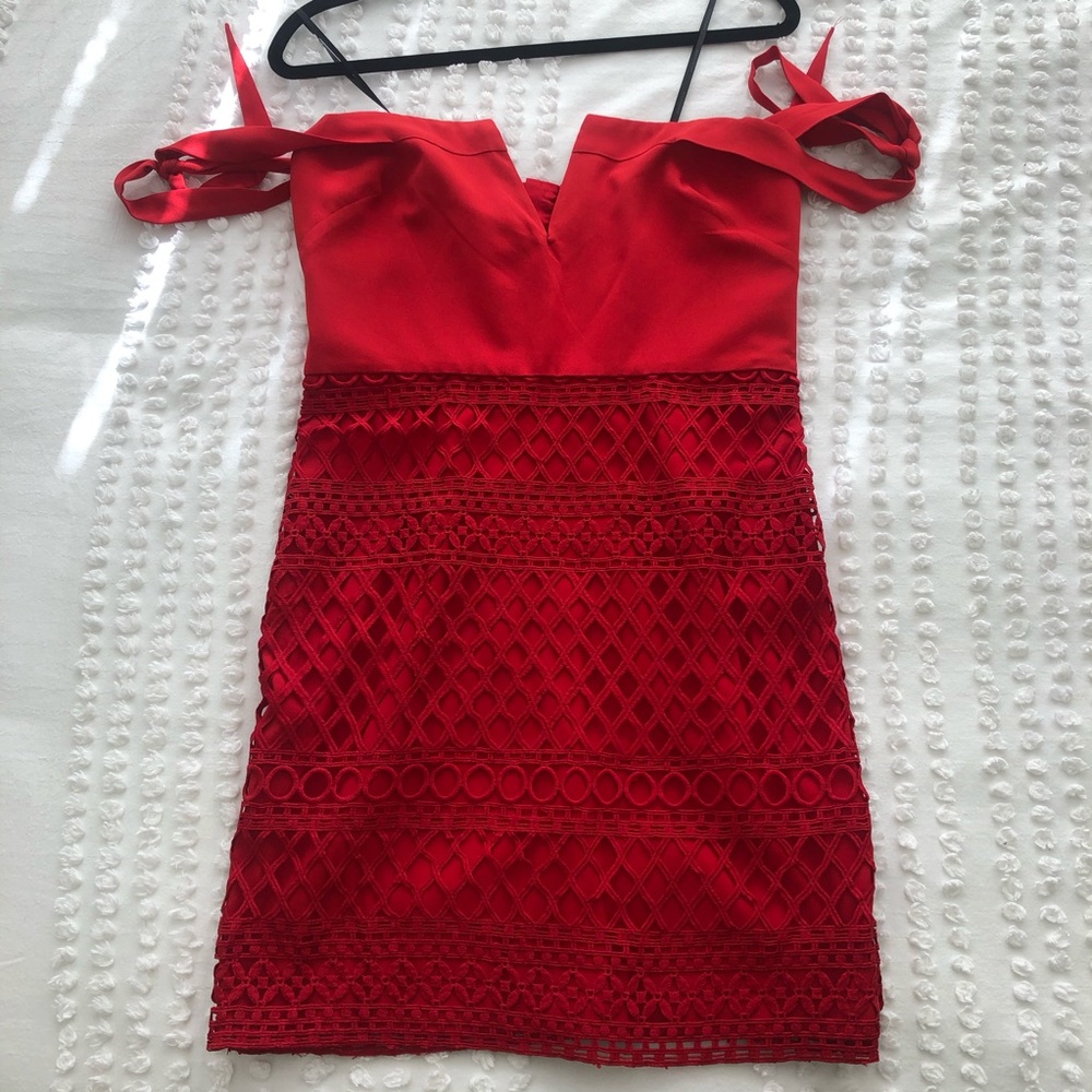 Revolve Stylestalker Jackson Off the Shoulder Mini Dress - Picture 6 of 12